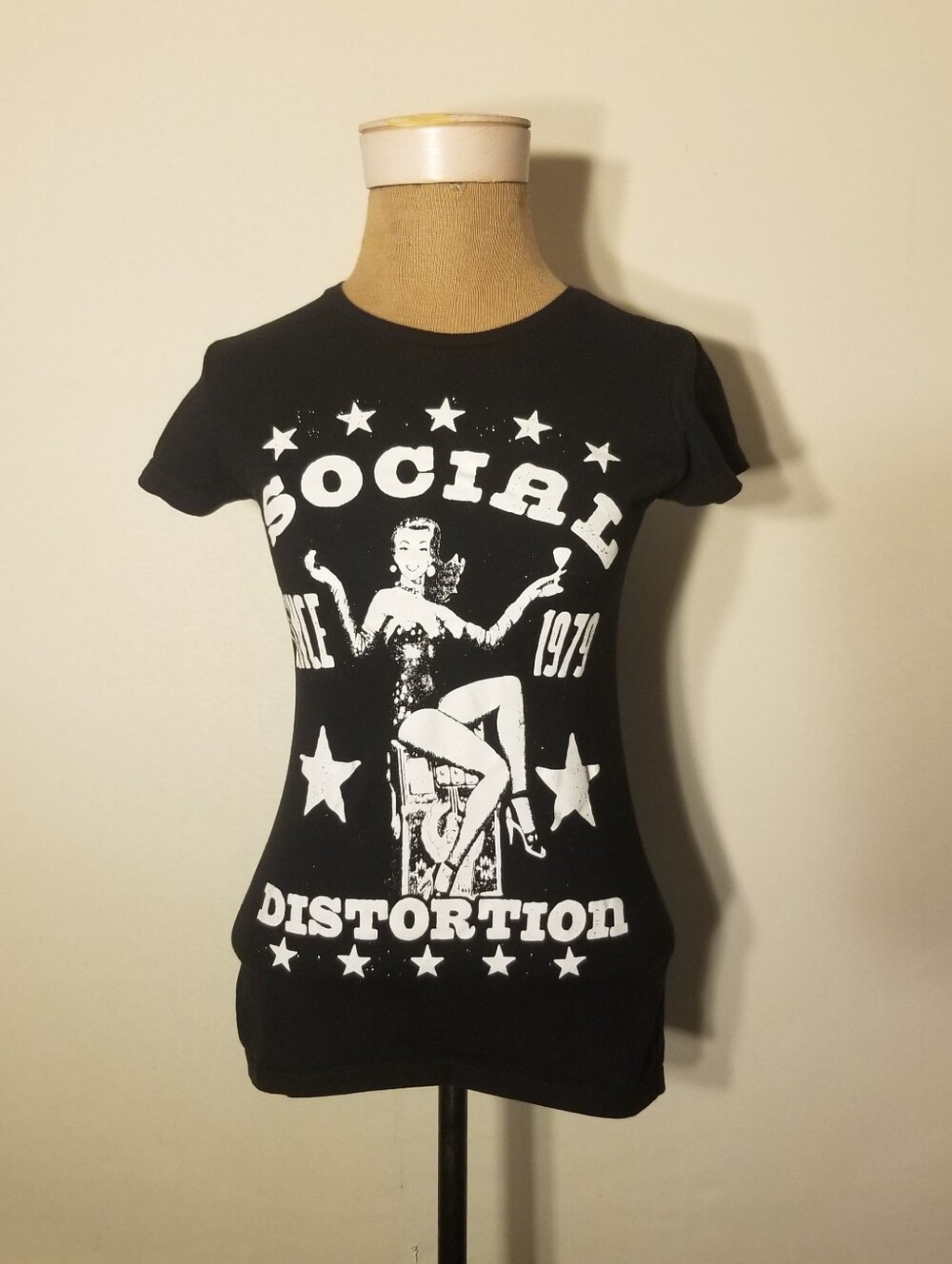Y2K Women's Social Distortion Shirt Size Medium By Alstyle Apparel & Activewear